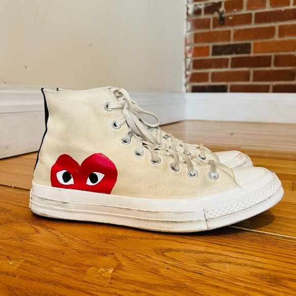 Converse x Comme des Garcons Chuck 70 PLAY shoes sneakers 9 - Picture 10 of 16